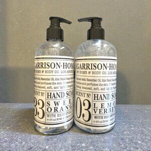 Garrison+ Home Liquid Hand Soap – Sweet Orange & Lemon Verbena 16 oz, Pack of 2